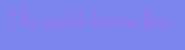 Image with Font Color 917BEC and Background Color 7C85EE